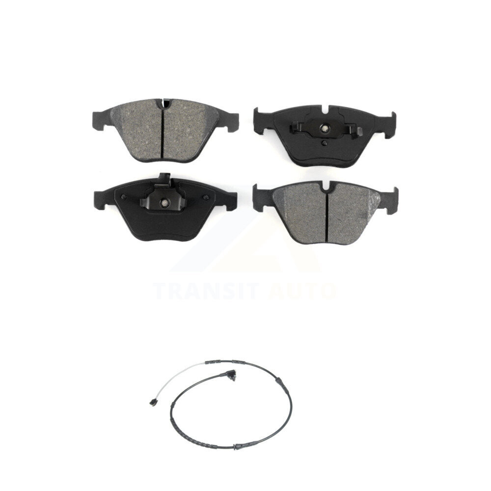 Front Semi-Metallic Disc Brake Pads And Wear Sensors Kit For BMW Z4 KSW-100341