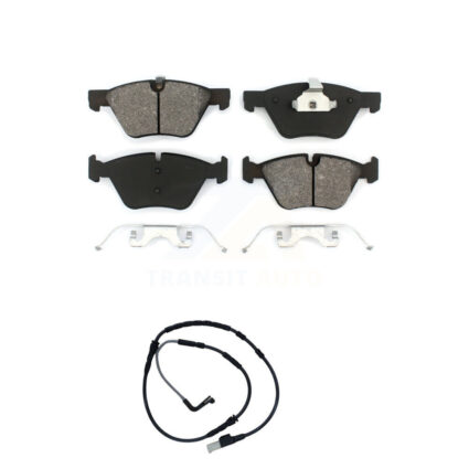 Front Semi-Metallic Disc Brake Pads And Wear Sensors Kit For BMW Z4 KSW-100348