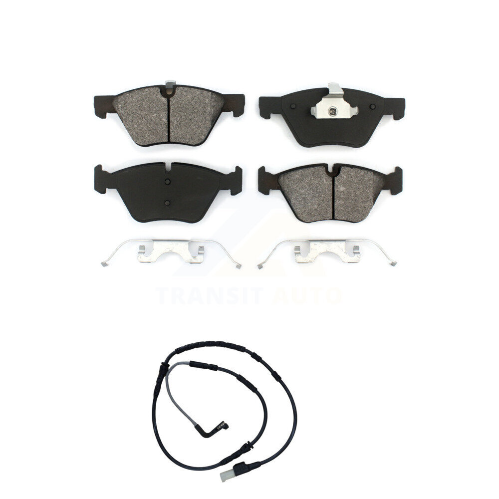 Front Semi-Metallic Disc Brake Pads And Wear Sensors Kit For BMW Z4 KSW-100348