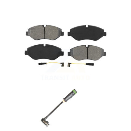 Front Semi-Metallic Brake Pad Extra Wear Sensor Kit For Mercedes-Benz Sprinter 2500 Dodge KSW-100351