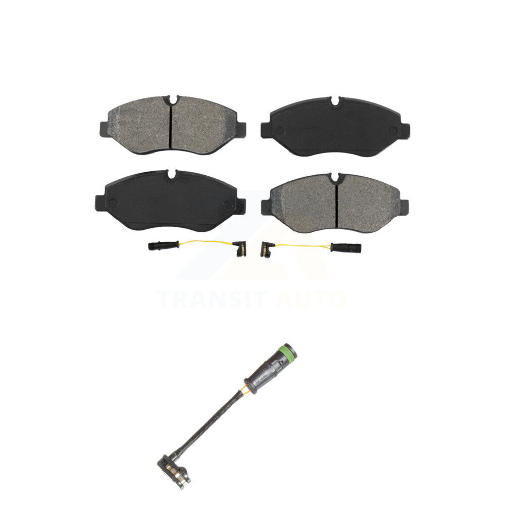 Front Semi-Metallic Brake Pad Extra Wear Sensor Kit For Mercedes-Benz Sprinter 2500 Dodge KSW-100351