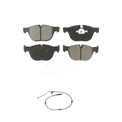 Front Semi-Metallic Disc Brake Pads And Wear Sensors Kit For BMW X5 X6 KSW-100352