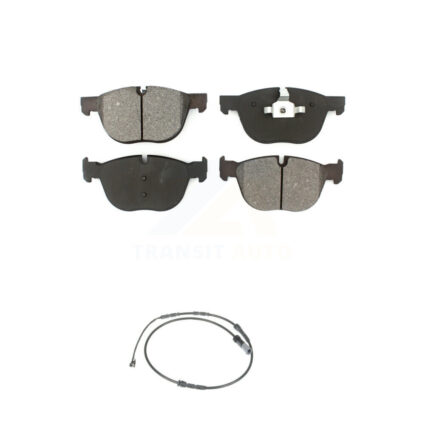 Front Semi-Metallic Disc Brake Pads And Wear Sensors Kit For 2017 BMW X4 M40i KSW-100353