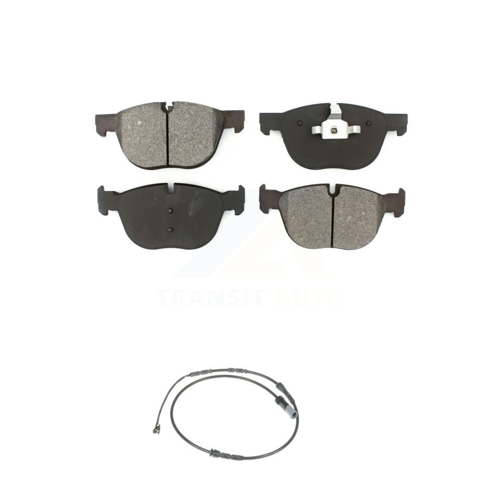 Front Semi-Metallic Disc Brake Pads And Wear Sensors Kit For 2017 BMW X4 M40i KSW-100353