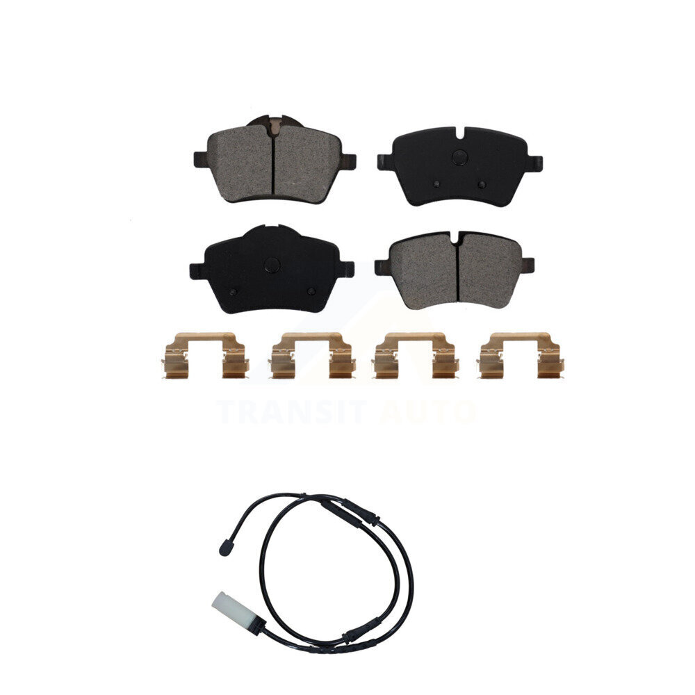 Front Semi-Metallic Disc Brake Pad And Wear Sensor Kit For Mini Cooper Countryman Paceman KSW-100356
