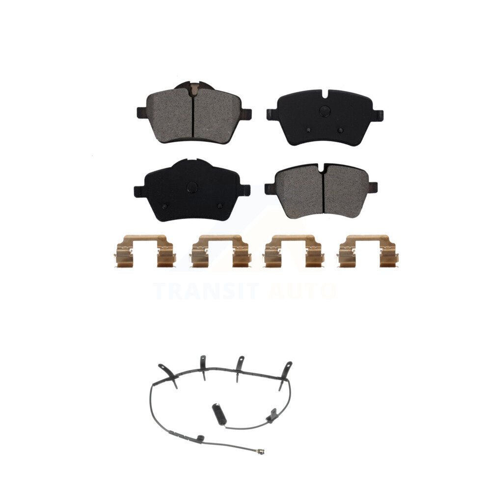 Front Semi-Metallic Disc Brake Pads And Wear Sensors Kit For Mini Cooper KSW-100357