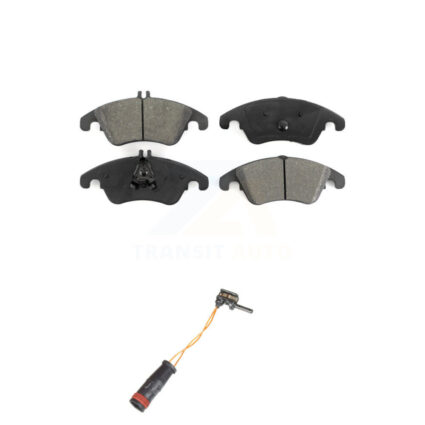 Front Semi-Metallic Brake Pads Wear Sensor Kit For Mercedes-Benz C300 E350 C350 E550 E250 KSW-100364