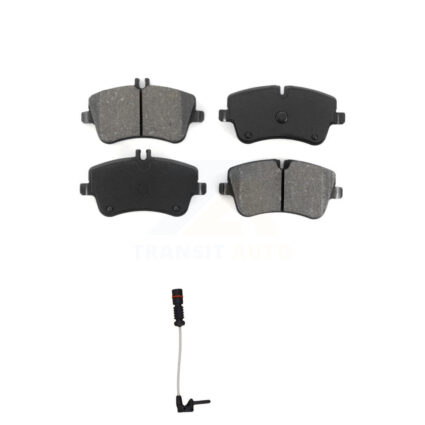 Front Semi-Metallic Brake Pad Wear Sensor Kit For 03 Mercedes-Benz CLK320 Coupe with 3.2L KSW-100366