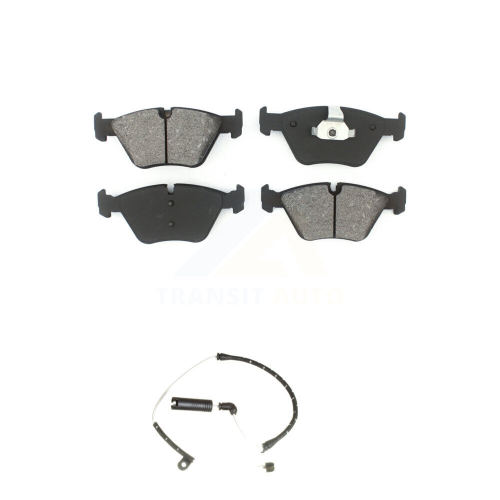 Front Semi-Metallic Disc Brake Pads And Wear Sensors Kit For BMW Z4 KSW-100370