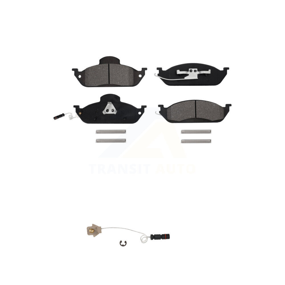 Front Semi-Metallic Brake Pad & Extra Wear Sensor Kit For Mercedes-Benz ML320 ML350 ML430 KSW-100371