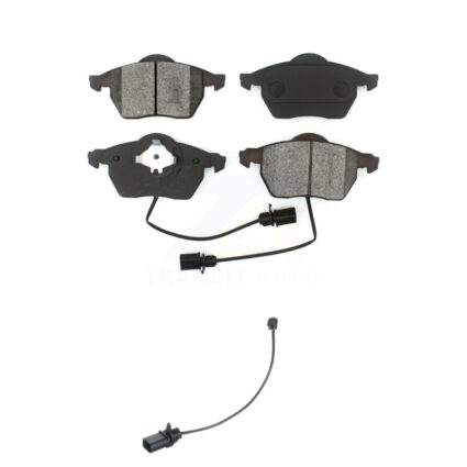 Front Semi-Metallic Disc Brake Pads And Extra Wear Sensors Kit For Volkswagen Passat KSW-100372