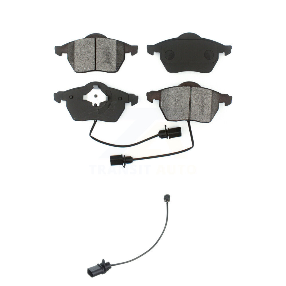 Front Semi-Metallic Disc Brake Pads And Extra Wear Sensors Kit For Volkswagen Passat KSW-100372