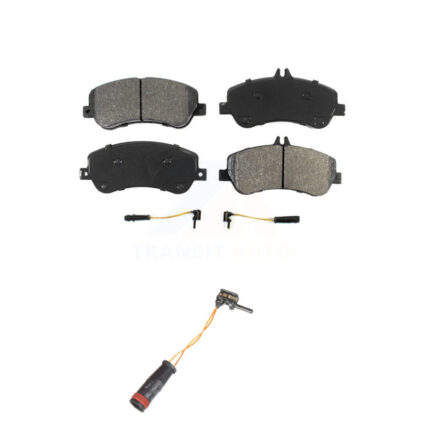 Front Semi-Metallic Disc Brake Pads Extra Wear Sensor Kit For Mercedes-Benz GLK350 GLK250 KSW-100378