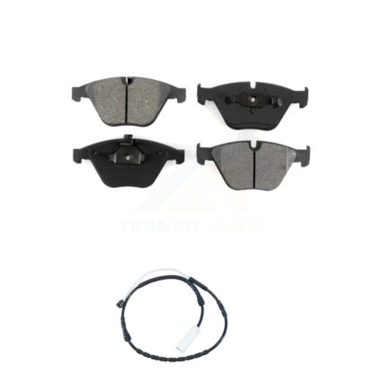 Front Semi-Metallic Disc Brake Pads And Wear Sensors Kit For BMW 335i xDrive X1 328i KSW-100382