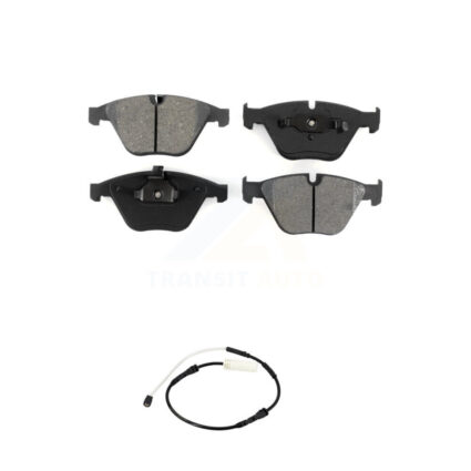 Front Semi-Metallic Disc Brake Pads & Wear Sensor Kit For BMW 328i xDrive 335i 335is 335d KSW-100383
