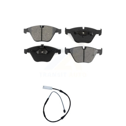 Front Semi-Metallic Disc Brake Pads And Wear Sensors Kit For BMW X1 KSW-100384