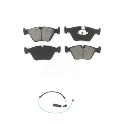 Front Semi-Metallic Disc Brake Pads And Wear Sensors Kit For BMW 330Ci 330i 330xi M3 KSW-100387