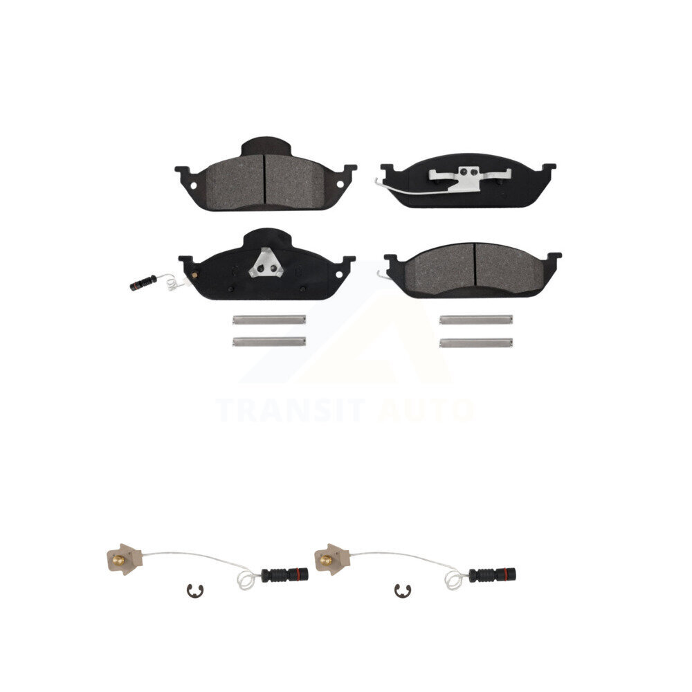 Front Semi-Metallic Brake Pad & Extra Wear Sensor Kit For Mercedes-Benz ML320 ML350 ML430 KSW-100389