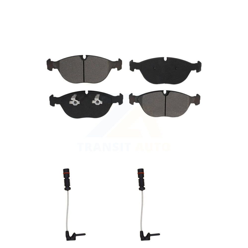 Front Semi-Metallic Brake Pad & Wear Sensor Kit For Chrysler Crossfire Mercedes-Benz E430 KSW-100393