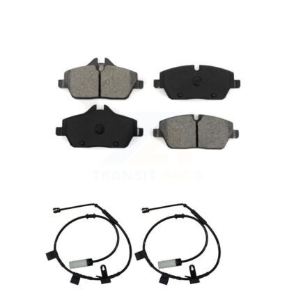 Front Semi-Metallic Disc Brake Pads And Wear Sensors Kit For Mini Cooper KSW-100396