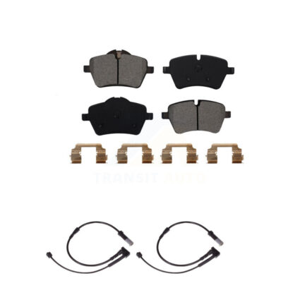 Front Semi-Metallic Disc Brake Pads And Wear Sensors Kit For Mini Cooper KSW-100399