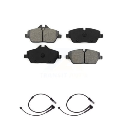 Front Semi-Metallic Disc Brake Pads And Wear Sensors Kit For Mini Cooper KSW-100400