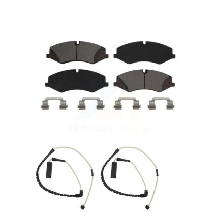 Front Semi-Metallic Disc Brake Pads And Wear Sensors Kit For Land Rover Range KSW-100401