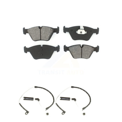 Front Semi-Metallic Disc Brake Pads And Wear Sensors Kit For BMW Z4 KSW-100413