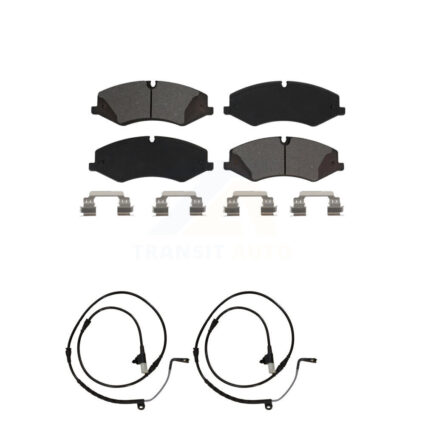 Front Semi-Metallic Brake Pad Wear Sensor Kit For Land Rover Range Sport with 360mm Rotor KSW-100415