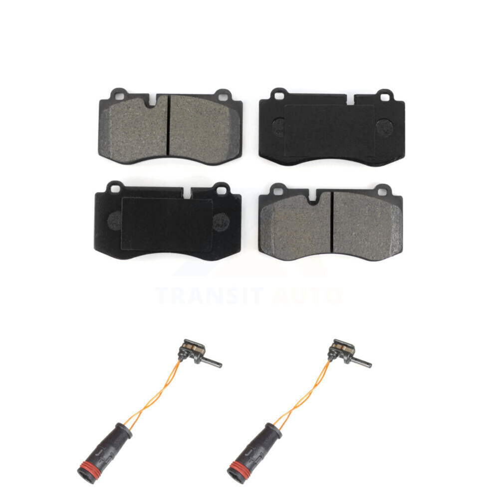 Front Semi-Metallic Disc Brake Pad And Wear Sensor Kit For Mercedes-Benz SL550 S350 CL550 KSW-100420