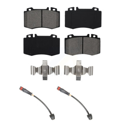 Front Semi-Metallic Disc Brake Pads And Wear Sensor Kit For Mercedes-Benz SL500 SLK55 AMG KSW-100421