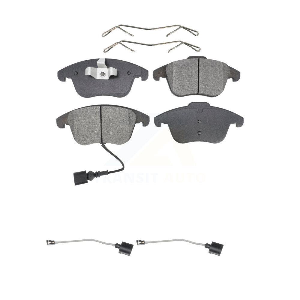 Front Semi-Metallic Disc Brake Pads & Extra Wear Sensor Kit For Volkswagen Tiguan Limited KSW-100429