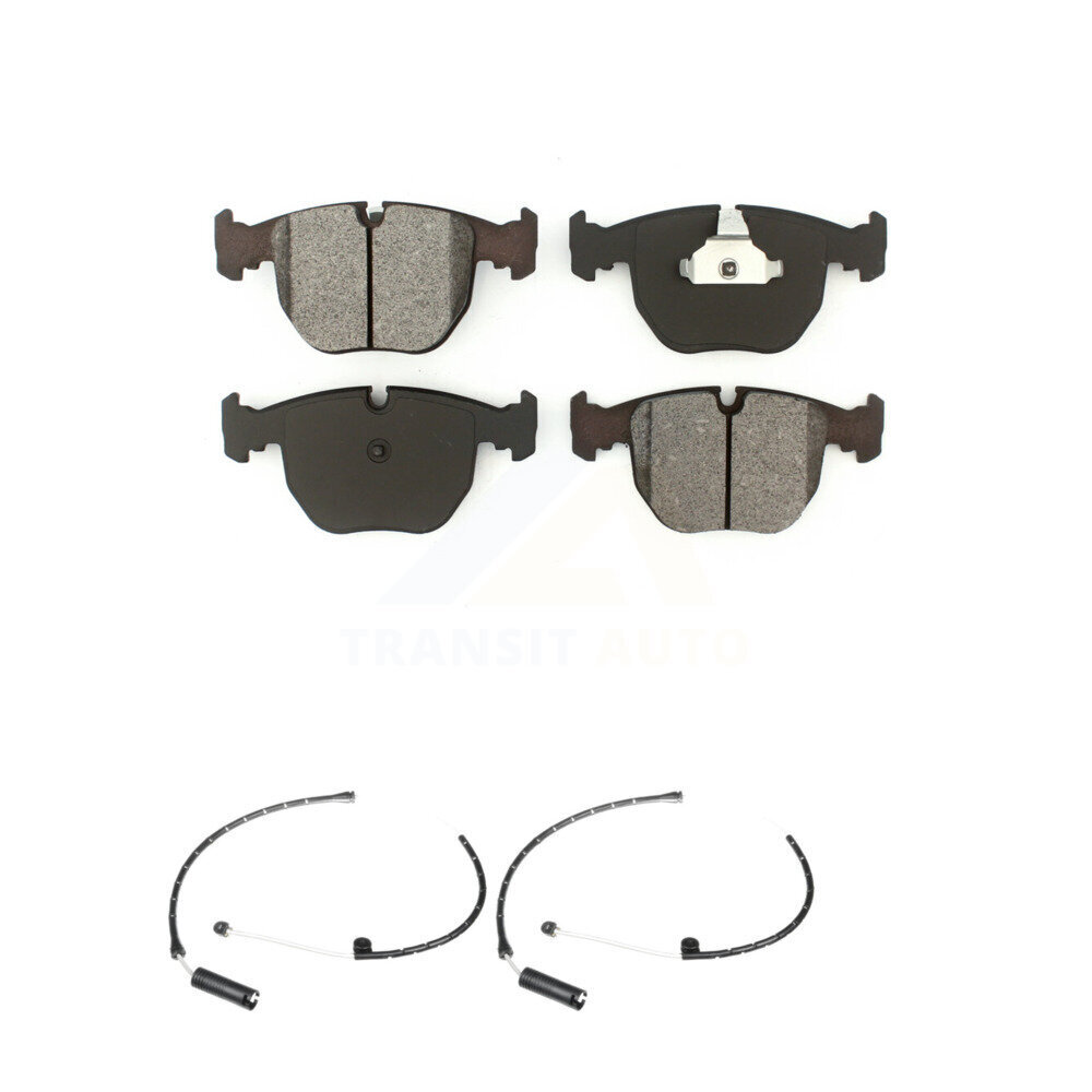 Front Semi-Metallic Disc Brake Pads And Wear Sensors Kit For BMW X5 KSW-100431