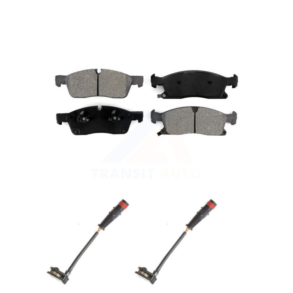 Front Semi-Metallic Disc Brake Pads Wear Sensor Kit For Mercedes-Benz ML350 GLE350 GLE400 KSW-100434