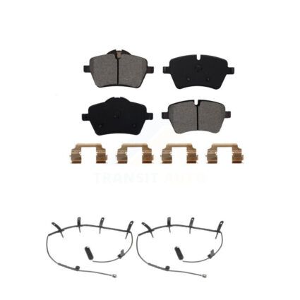Front Semi-Metallic Disc Brake Pads And Wear Sensors Kit For Mini Cooper KSW-100438