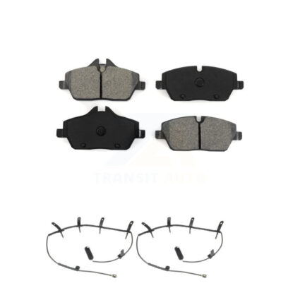 Front Semi-Metallic Disc Brake Pads And Wear Sensors Kit For Mini Cooper KSW-100440