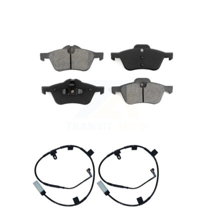 Front Semi-Metallic Disc Brake Pads And Wear Sensors Kit For Mini Cooper KSW-100443