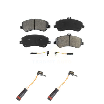Front Semi-Metallic Disc Brake Pads Extra Wear Sensor Kit For Mercedes-Benz GLK350 GLK250 KSW-100453