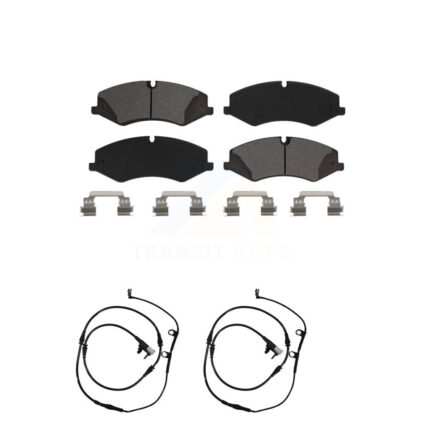 Front Semi-Metallic Disc Brake Pads And Wear Sensors Kit For Land Rover Range Sport KSW-100462