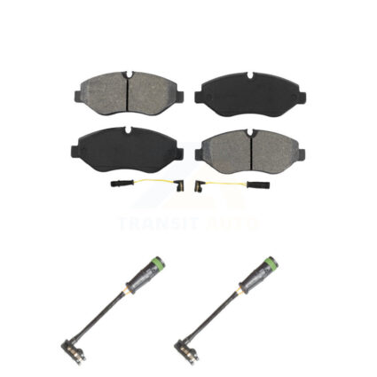 Front Semi-Metallic Brake Pad Extra Wear Sensor Kit For Mercedes-Benz Sprinter 2500 Dodge KSW-100469