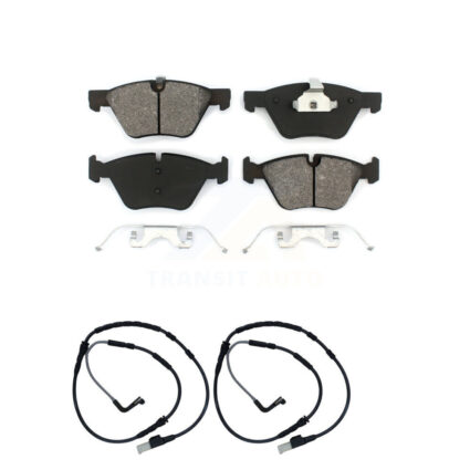 Front Semi-Metallic Disc Brake Pads And Wear Sensors Kit For BMW Z4 KSW-100474