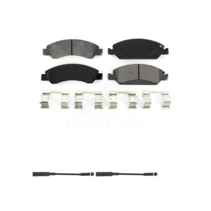 Front Semi-Metallic Brake Pads Wear Sensor Kit For GMC Chevrolet Silverado 1500 LD Sierra KSW-100476