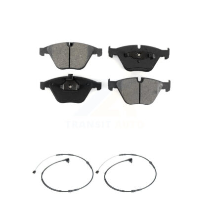 Front Semi-Metallic Disc Brake Pads And Wear Sensors Kit For BMW Z4 KSW-100479