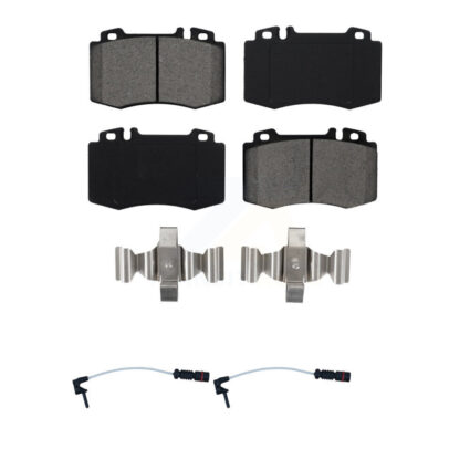 Front Semi-Metallic Disc Brake Pads And Wear Sensors Kit For Mercedes-Benz ML500 ML55 AMG KSW-100480