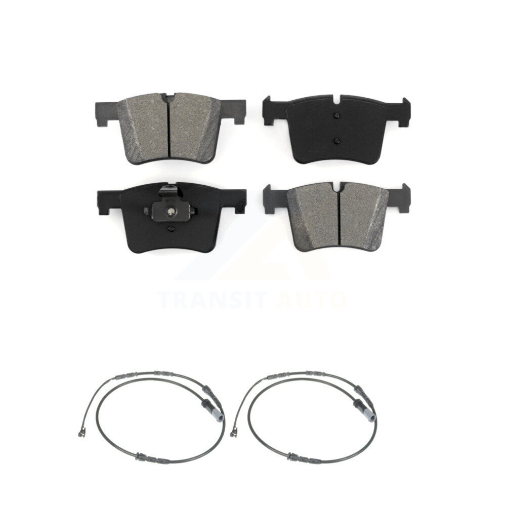 Front Semi-Metallic Disc Brake Pads And Wear Sensors Kit For BMW X3 X4 KSW-100483