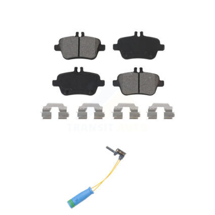 Rear Semi-Metallic Disc Brake Pads & Wear Sensor Kit For Mercedes-Benz CLA250 GLA250 2.0L KSW-100496