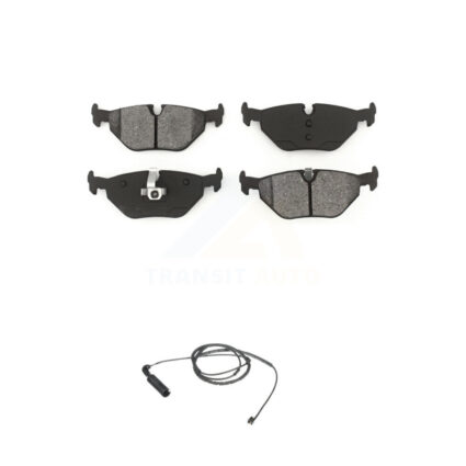 Rear Semi-Metallic Brake Pad And Wear Sensor Kit For BMW 325i 325Ci 320i 325xi 328i 323Ci KSW-100497