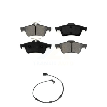 Rear Semi-Metallic Disc Brake Pads And Wear Sensors Kit For Jaguar XF XJ XK XKR KSW-100507