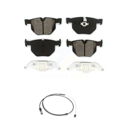 Rear Semi-Metallic Disc Brake Pads And Wear Sensors Kit For BMW X5 X6 KSW-100511