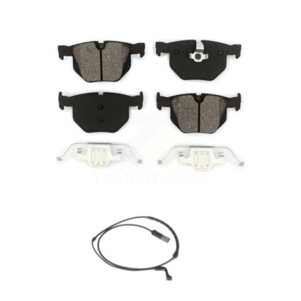 Rear Semi-Metallic Disc Brake Pads And Wear Sensors Kit For BMW X5 X6 KSW-100520